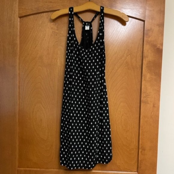 Old Navy Black with White Keyhole Racerback Sundress – S Petite - Picture 5 of 9
